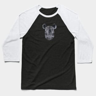 Swirly Rhino Baseball T-Shirt